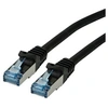 Image de Roline - Cordon de raccordement - RJ-45 (M) pour RJ-45 (M) - 1 m - SFTP - CAT 6a - noir