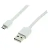 Image de Roline - Câble Usb - Usb A 4 Broches, Type A (M) - Micro-Usb Type B A 5 Broches (M) - 1 M ( Usb / Usb 2.0 ) - Moulé - Blanc