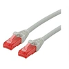 Image de Roline - Cordon de raccordement - RJ-45 (M) pour RJ-45 (M) - 10 m - UTP - CAT 6 - sans halogène, moulé, bloqué - gris