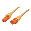 Image de Roline - Cordon de raccordement - RJ-45 (M) pour RJ-45 (M) - 50 cm - UTP - CAT 6 - sans halogène, moulé, bloqué - jaune