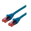 Image de Roline - Cordon de raccordement - RJ-45 (M) pour RJ-45 (M) - 2 m - UTP - CAT 6 - sans halogène, moulé, bloqué - bleu