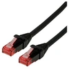 Image de Roline - Cordon de raccordement - RJ-45 (M) pour RJ-45 (M) - 1.5 m - UTP - CAT 6 - sans halogène, moulé, bloqué - noir