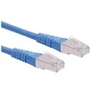 Image de Roline - Cordon de raccordement - RJ-45 (M) pour RJ-45 (M) - 10 m - SFTP - CAT 6 - bleu - (quantité par pack : 40)