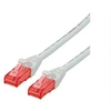 Image de Roline - Cordon de raccordement - RJ-45 (M) pour RJ-45 (M) - 50 cm - UTP - CAT 6 - sans halogène, moulé, bloqué - blanc