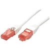 Image de Roline - Cordon de raccordement - RJ-45 (M) pour RJ-45 (M) - 1 m - UTP - CAT 6 - sans halogène, moulé, bloqué - blanc
