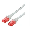Image de Roline - Cordon de raccordement - RJ-45 (M) pour RJ-45 (M) - 3 m - UTP - CAT 6 - sans halogène, moulé, bloqué - blanc