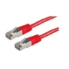 Image de Cordon Cat.6 S/FTP (PiMF) confectionné rouge 0,5m