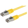 Image de VALUE - Cordon de raccordement - RJ-45 (M) pour RJ-45 (M) - 10 m - pairs in metal foil (PiMF) - CAT 6 - démarré - jaune