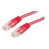 Image de VALUE - Cordon de raccordement - RJ-45 (M) pour RJ-45 (M) - 50 cm - UTP - CAT 6 - moulé, bloqué - rouge
