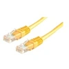 Image de VALUE - Cordon de raccordement - RJ-45 (M) pour RJ-45 (M) - 50 cm - UTP - CAT 6 - moulé, bloqué - jaune