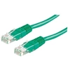 Image de VALUE - Cordon de raccordement - RJ-45 (M) pour RJ-45 (M) - 50 cm - UTP - CAT 6 - moulé, bloqué - vert