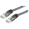 Image de VALUE - Cordon de raccordement - RJ-45 (M) pour RJ-45 (M) - 50 cm - UTP - CAT 6 - moulé, bloqué - noir