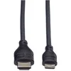 Image de Roline - Câble HDMI avec Ethernet - HDMI mâle pour 19 pin mini HDMI Type C mâle - 2 m - blindé - noir