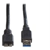 Image de Roline - Câble USB - USB type A (M) pour Micro-USB de type B (M) - USB 3.0 - 2 m - noir