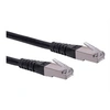 Image de Roline - Cordon de raccordement - RJ-45 (M) pour RJ-45 (M) - 30 cm - SFTP - CAT 6 - noir