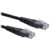 Image de Roline - Cordon de raccordement - RJ-45 (M) pour RJ-45 (M) - 30 cm - UTP - CAT 6 - noir