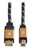 Image de Roline Gold - Câble USB - USB (M) pour USB type B (M) - USB 2.0 - 4.5 m - noir, or
