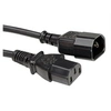 Image de Roline Monitor Power Cable - Câble d'alimentation - power IEC 60320 C13 pour IEC 60320 C14 - CA 250 V - 50 cm - moulé - noir