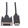 Image de Roline - Câble adaptateur - liaison double - DisplayPort (M) pour DVI-D (M) - DisplayPort 1.1 - 1.5 m - vis moletées - noir