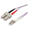 Image de VALUE - Câble réseau - LC multi-mode (M) pour SC multi-mode (M) - 2 m - fibre optique - 50 / 125 microns - OM4 - violet