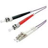 Image de VALUE - Câble réseau - LC multi-mode (M) pour ST multi-mode (M) - 3 m - fibre optique - 50 / 125 microns - OM4 - violet
