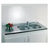 Image de Evier monocuve inox MAN711-1000 avec égouttoir 1000x600cm à poser - - 013939