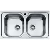 Image de Mepamsa Double évier Cuadro 79.50 Inox One Size