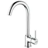 Image de pola mitigeur cuisine col de cygne finition chrome (115. 0298. 097)