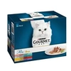 Image de Perle Duo A La Viande Et Au Poisson - Sachets Fraicheur - Pour Chat Adulte - 12 X 85 G
