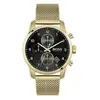 Image de Montre - HUGO - BLACK SPORT LUX - Acier Jaune - Quartz - Analogique