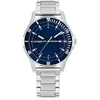Image de Tommy Hilfiger Montre Garçon avec Cadran Bleu, Bracelet Acier Inoxydable, Boîtier Acier Inoxydable 34 mm, Lunette Aluminium, Mouvement Quartz 3 Aiguilles, Résistance à l’Eau 5 ATM - 1720018 en occasion ou reconditionné