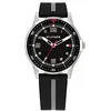 Image de Tommy Hilfiger Montre à Mouvement à Quartz Trois Aiguilles pour la Jeunesse avec Bracelet en Silicone Noir - 1720034 en occasion ou reconditionné