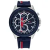 Image de Tommy Hilfiger Montre Analogique Multifunction à Quartz pour Homme avec Bracelet en Silicone Bleu - 1792083 en occasion ou reconditionné