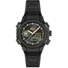 Image de Lacoste Montre Quartz Multifonction Analogique-Digitale pour Femme Collection LC33 avec Bracelet en Silicone Noir - 2001434 en occasion ou reconditionné