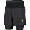 Image de Scott - RC Run Hybrid Shorts - Short trail homme Black / Yellow - S