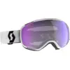 Image de Scott - Faze II LS - Masque ski Mineral White / Black - Light Sensitive Blue Chrome