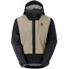 Image de Scott - Vertic 2.5L WP Jacket - Veste vélo homme Black / Portobello Beige - M