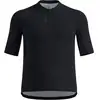 Image de ODLO Essential T-shirt S/u Collar S/s Full Zip - Noir - taille S 2025