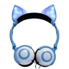 Image de Ecouteur Pliable Clignotant Casque de jeu FOX Ear Lumière LED Hauteur 10cm-Bleu