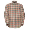 Image de Mammut - Trovat Summer Longsleeve Shirt - Chemise homme Silver Sage / Mammut Red - M
