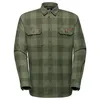 Image de Mammut - Tamaro Longsleeve Shirt - Chemise homme Marsh / Dark Marsh - L