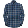 Image de Mammut - Trovat Summer Longsleeve Shirt - Chemise homme Marine / Tschiel - L