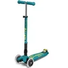 Image de Trottinette Mobility Maxi Micro Deluxe Pliable LED Bleu Pétrole