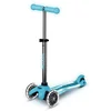 Image de Trottinette Mini Micro Deluxe Glow Aqua Led Pour Enfant