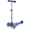 Image de Trottinette Mini Micro Deluxe Glitter Bleu Led Pour Enfant