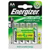 Image de Energizer Pile Rechargeable Hr6 2000mah Aa 4 Unités One Size