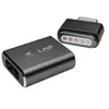 Image de Connectique Câble & adaptateur USB / FireWire Adaptateur magnétique de charge USB-C gris sidéral