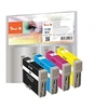 Image de Multi Pack - Pack de 4 - noir, jaune, cyan, magenta - compatible - cartouche d'encre (alternative pour : Epson T1301, Epson T1302, Epson T1303, Epson