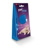 Image de Pet+Me - Brosse Poils Courts pour Chat - Bleue