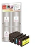 Image de Spar Pack - Pack de 4 - Capacité XL - noir, jaune, cyan, magenta - compatible - cartouche d'encre (alternative pour : HP 932XL, HP 933XL)